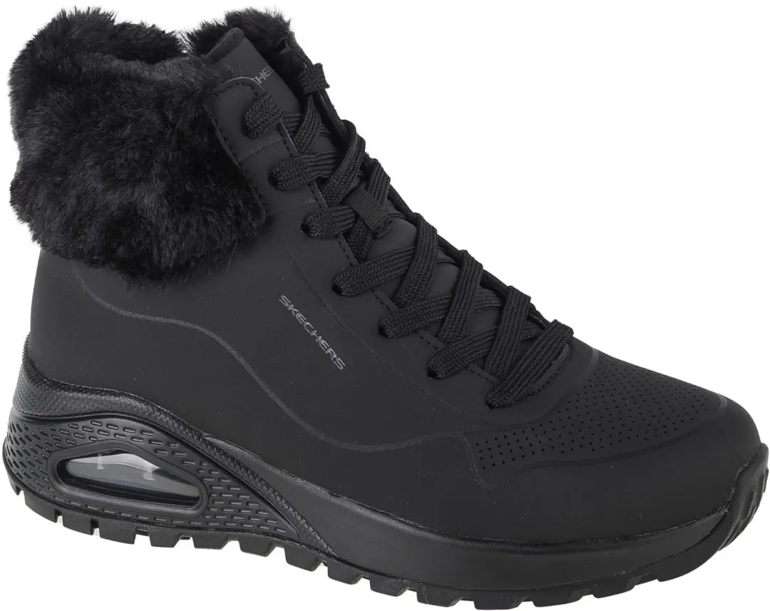 Skechers Uno Rugged Dames Sneakers 167274-bbk - Kleur Zwart - Maat 37.5