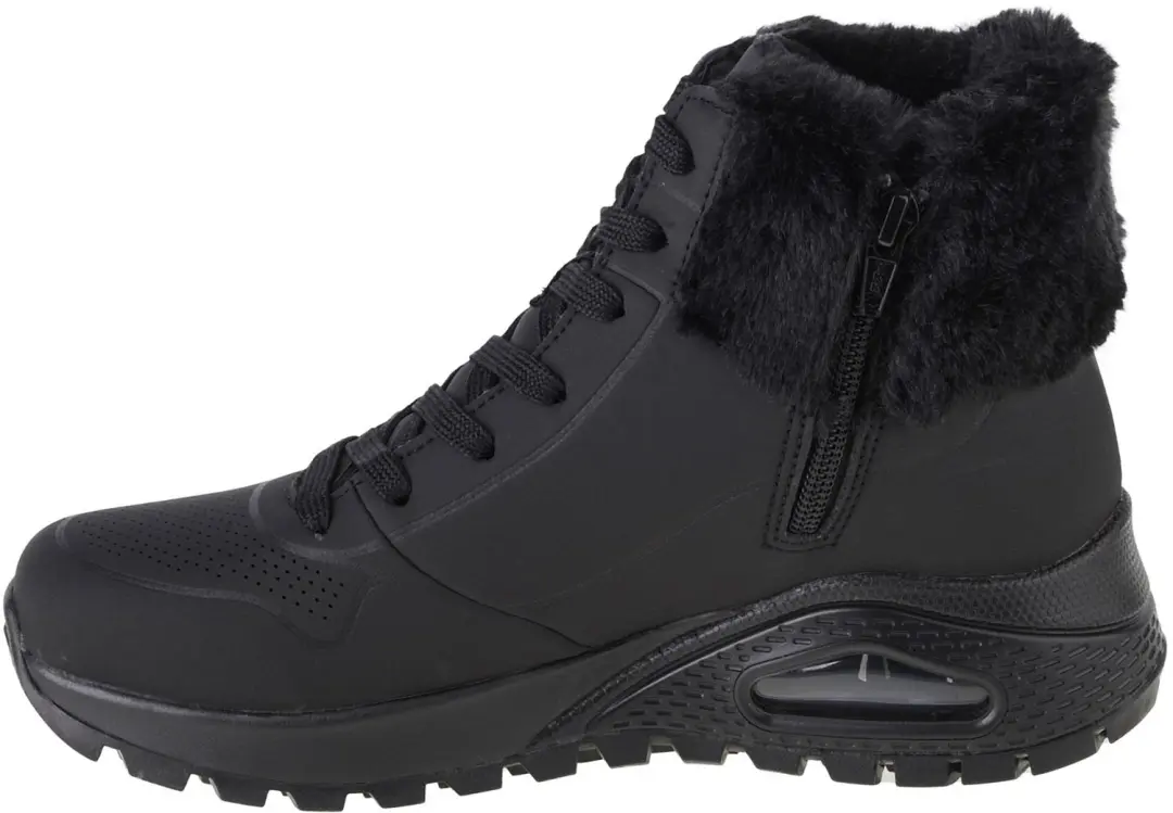 Skechers Uno Rugged Dames Sneakers 167274-bbk - Kleur Zwart - Maat 37.5 - afbeelding 4 van 6