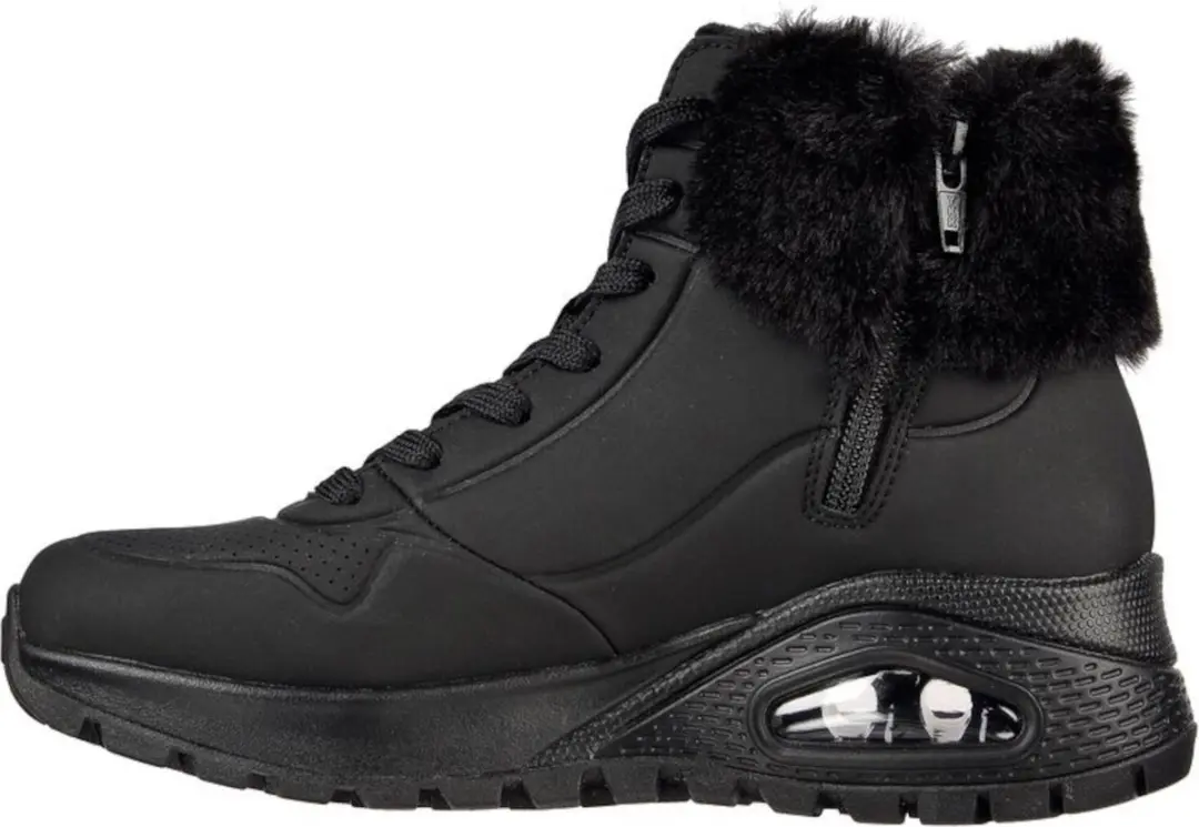 Skechers Uno Rugged Dames Sneakers 167274-bbk - Kleur Zwart - Maat 37.5 - afbeelding 6 van 6
