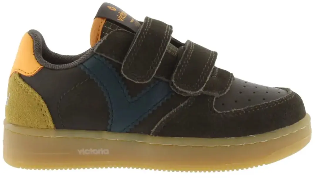 Gestreepte sneakers van kunstleer voor baby jongens Victoria Tiempo