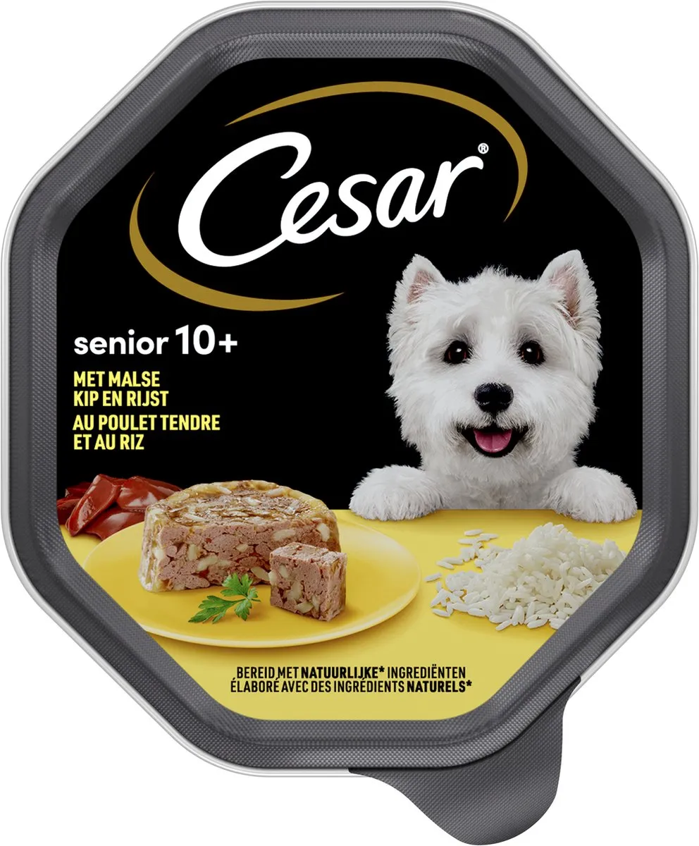 César Senior Hondenvoer Kip & Rijst 14x150g