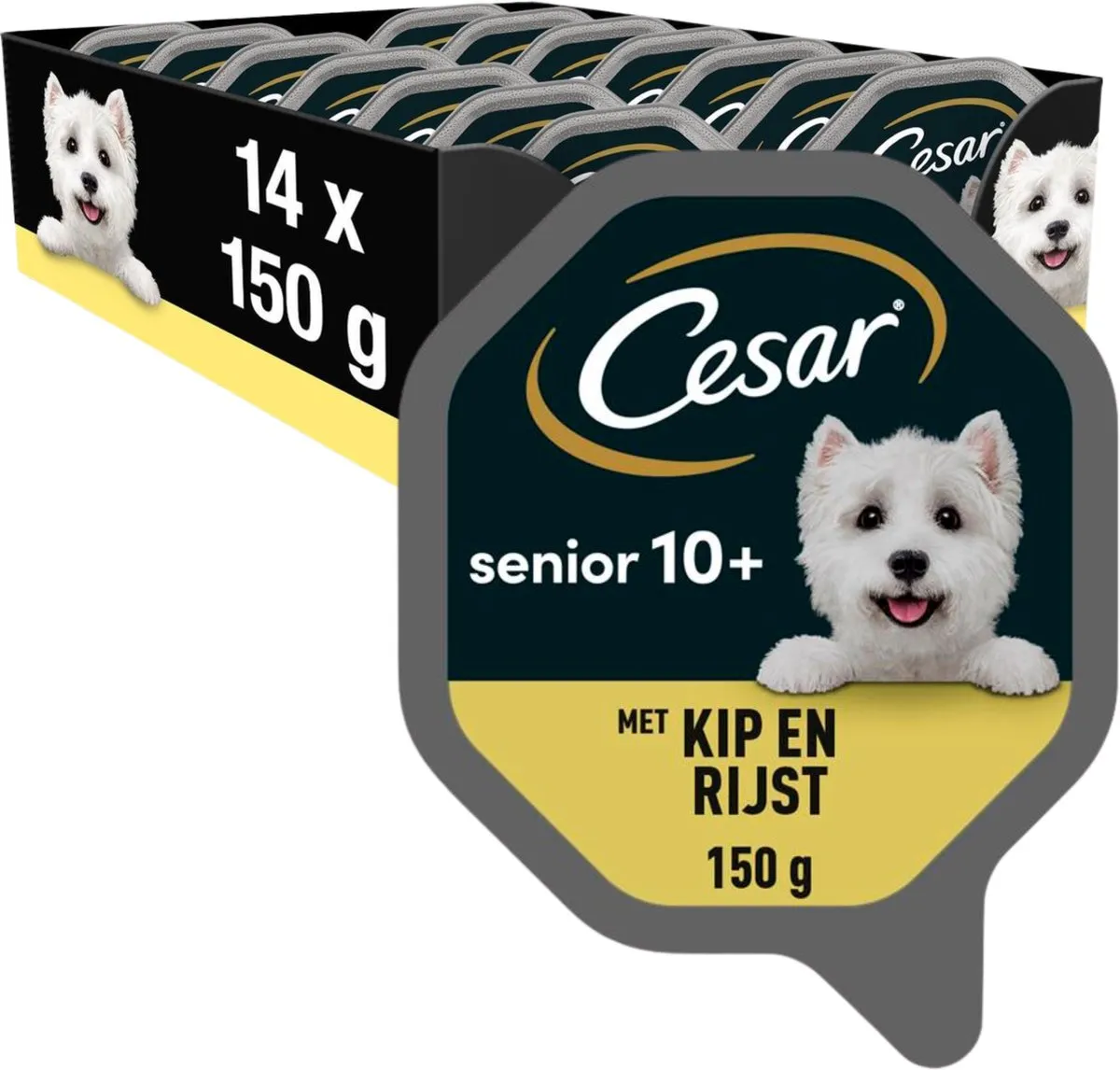 César Senior Hondenvoer Kip & Rijst 14x150g