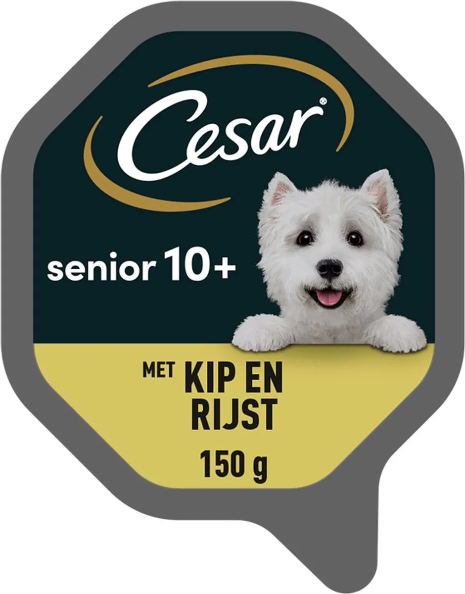 César Senior Hondenvoer Kip & Rijst 14x150g