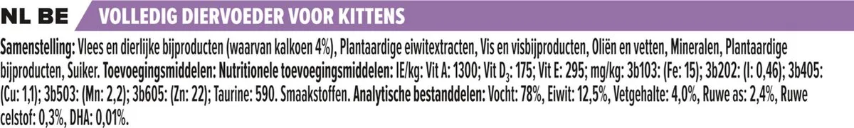 Pro Plan Junior Nutrisavour Katten Natvoer Kalkoen - 10x85g