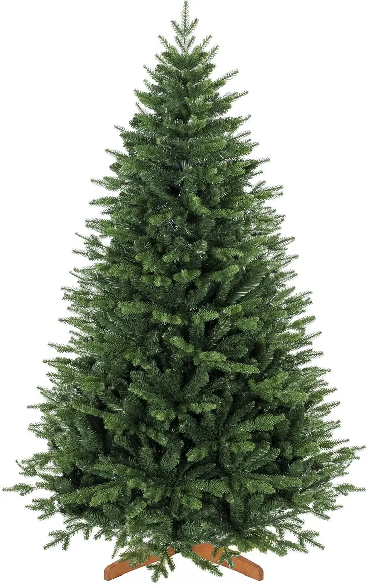 HOMCOM Kunstkerstboom 180 cm, Kerstboom met 889 realistische, beweegbare takken,