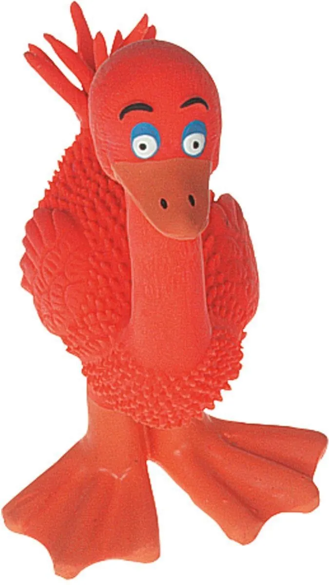 Flamingo Latex Landdier Hondenspeelgoed 13.5cm - Multicolor - afbeelding 3 van 6