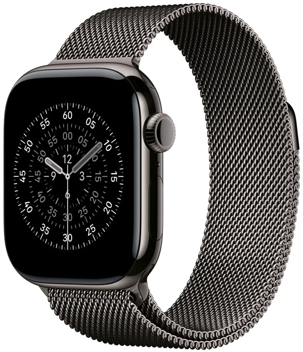 Apple Band Leisteenkleur Roestvrijstaal 42mm - One Size
