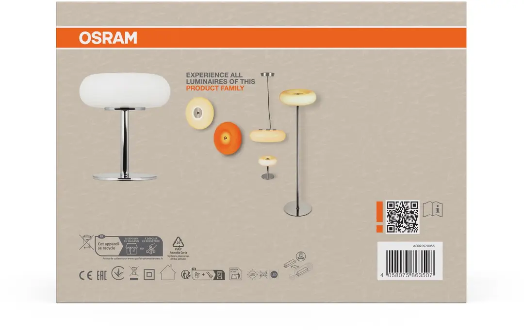OSRAM Decor Lunea LED Tafellamp - 8W - afbeelding 3 van 4