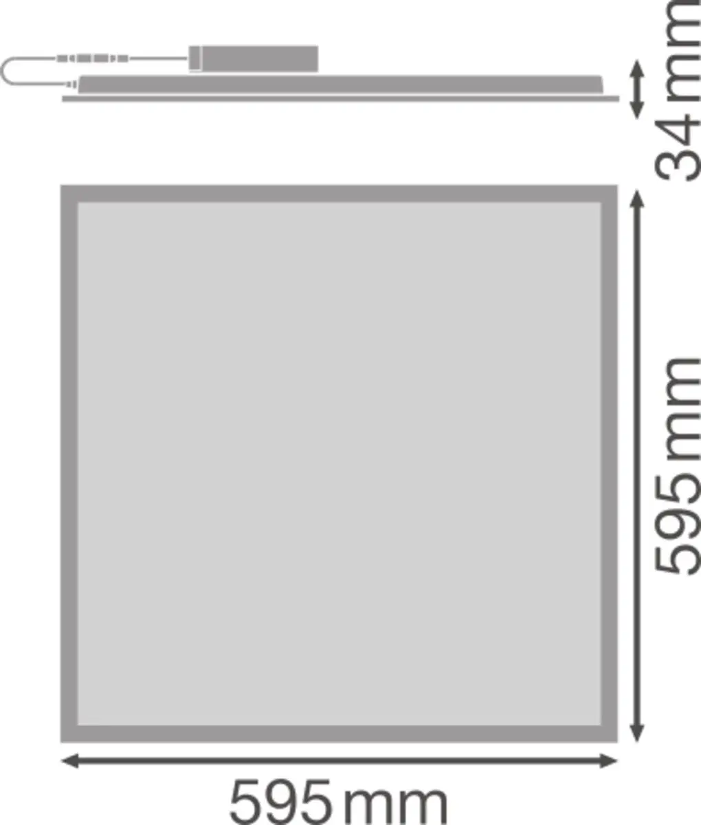 Ledvance LED Paneel 60x60cm 33W 4000K - afbeelding 4 van 6