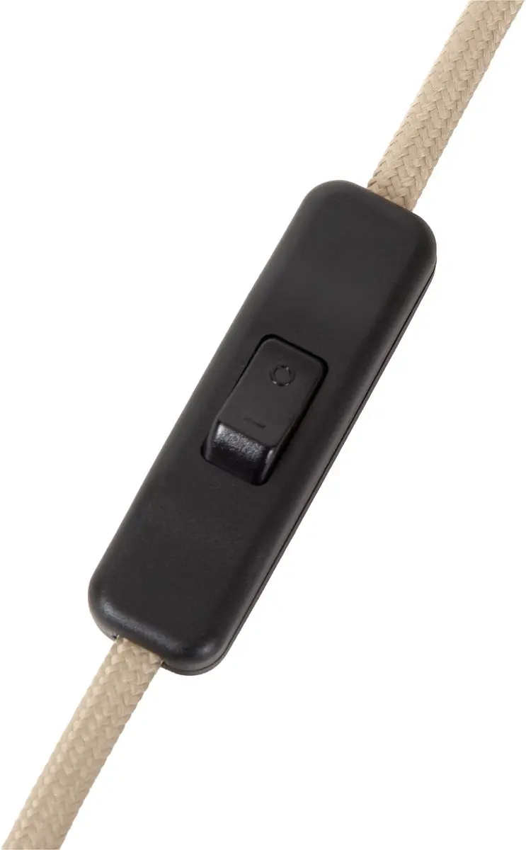 Lucide Albane Tafellamp - Ø12cm - 1xE14 - Lichte houtlook - afbeelding 4 van 6