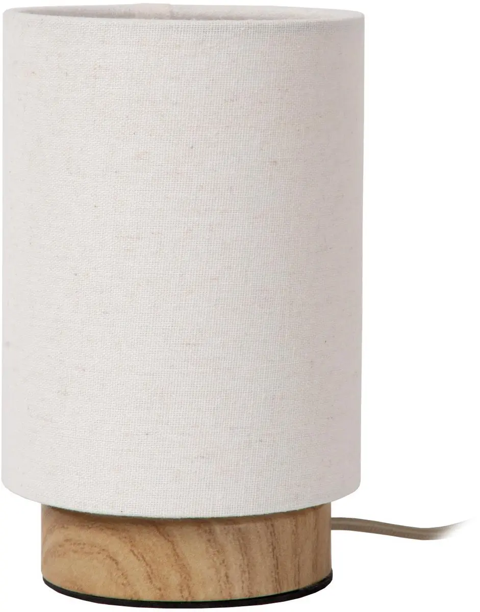 Lucide Albane Tafellamp - Ø12cm - 1xE14 - Lichte houtlook - afbeelding 3 van 6