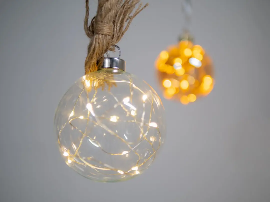 Star Trading Jutta LED Sfeerlamp Glasbol Ø15cm - afbeelding 5 van 6