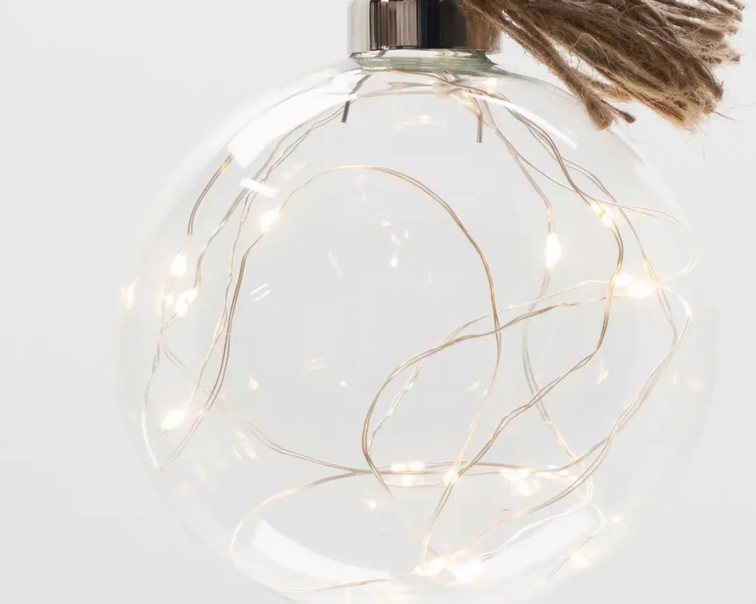 Star Trading Jutta LED Sfeerlamp Glasbol Ø15cm - afbeelding 2 van 6