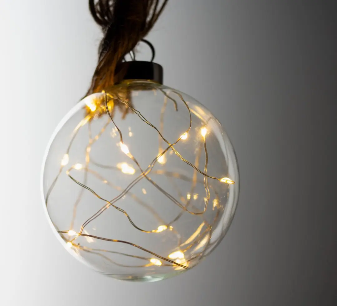 Star Trading Jutta LED Sfeerlamp Glasbol Ø15cm - afbeelding 4 van 6