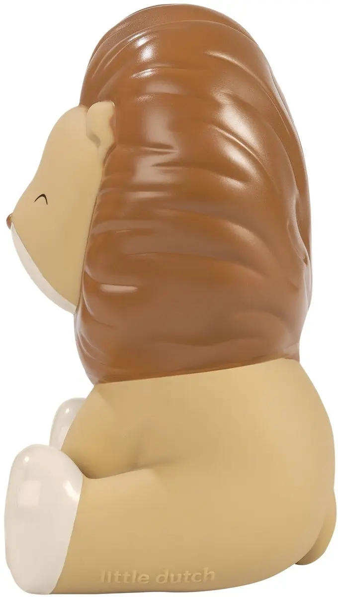 Little Dutch Nachtlampje Leeuw - USB-oplaadbaar - 3 lichtstanden - Bruin - afbeelding 6 van 6