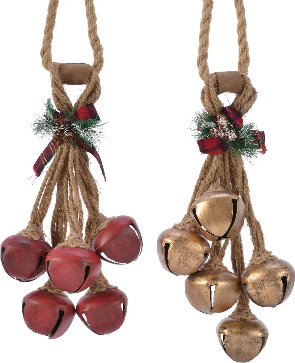 Decoris Tros IJzer Klokje Hangdeco - H53cm - afbeelding 5 van 5