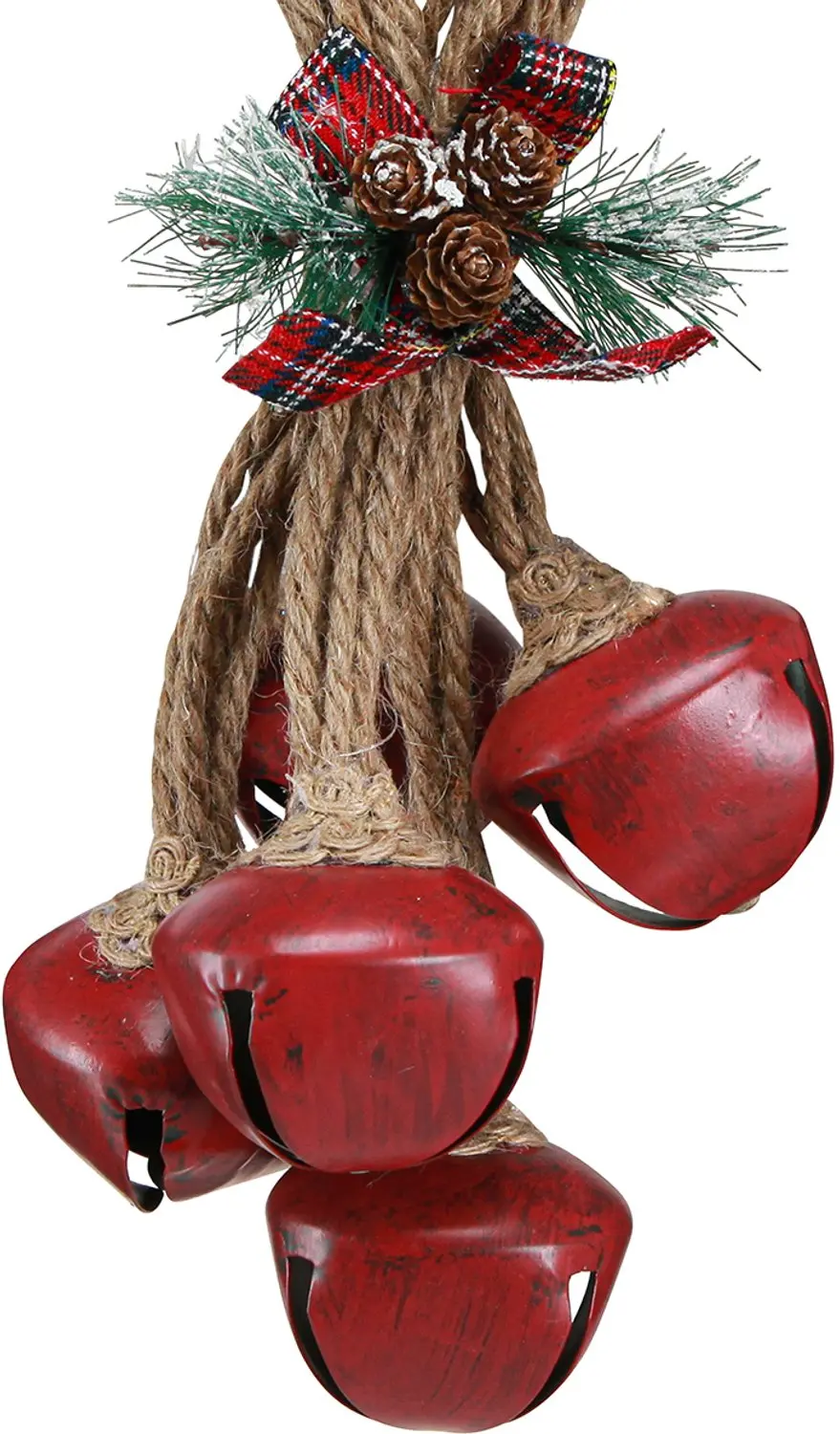 Decoris Tros IJzer Klokje Hangdeco - H53cm - afbeelding 2 van 5