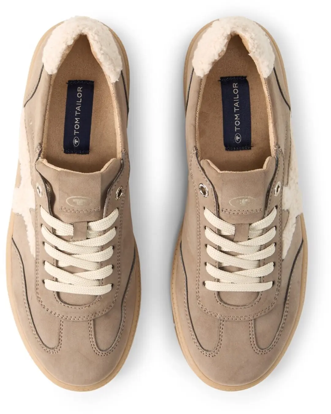 Tom Tailor Annabella Sneakers met Plateauzool - Mud - afbeelding 2 van 5