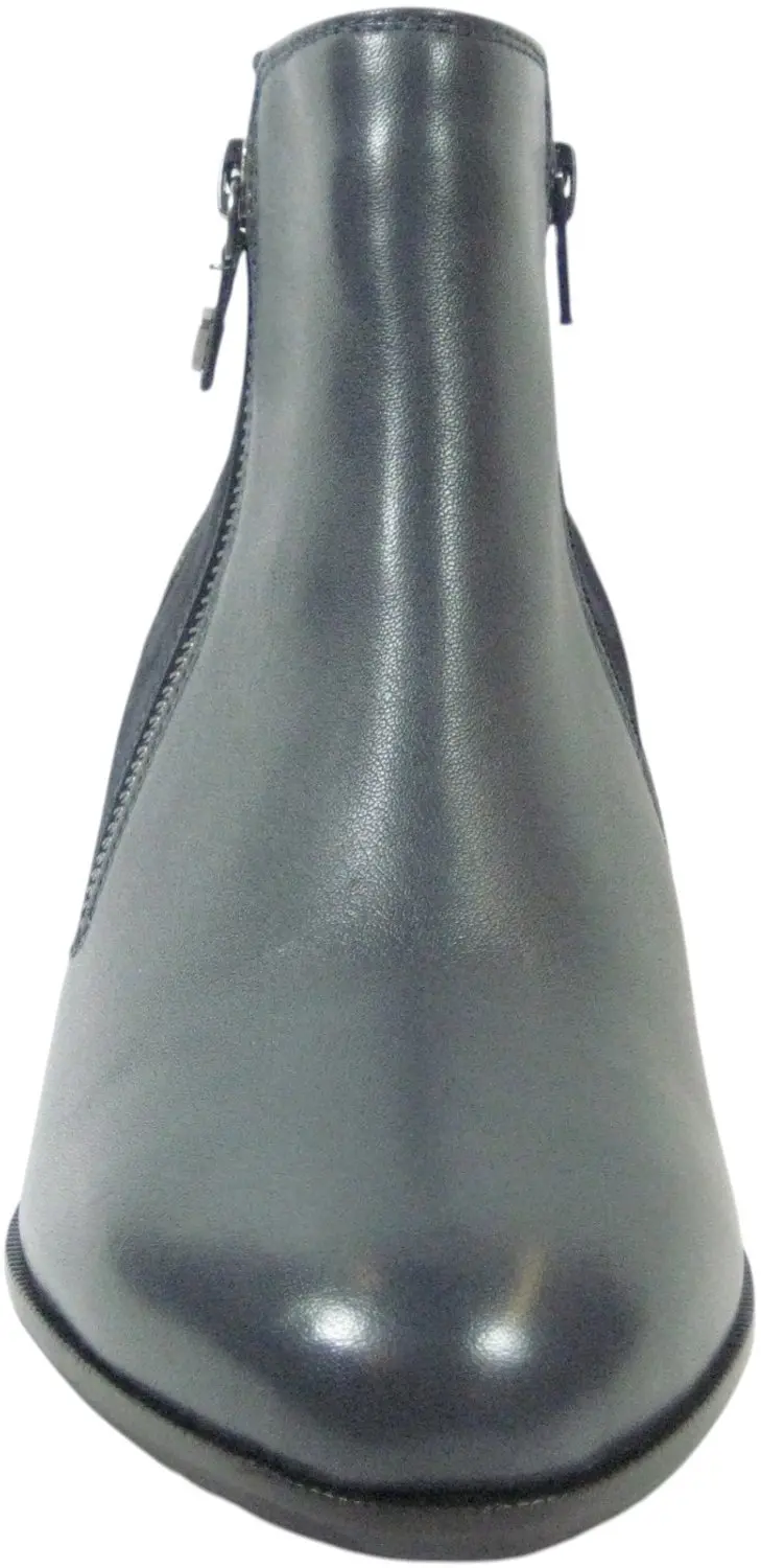 Helioform Dames Enkellaarzen met Twee Ritsen - Donkerblauw - afbeelding 6 van 6