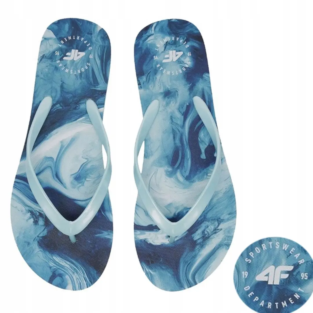 Dames Teenslippers 4F Zwembad Strand Zomer Maat 37