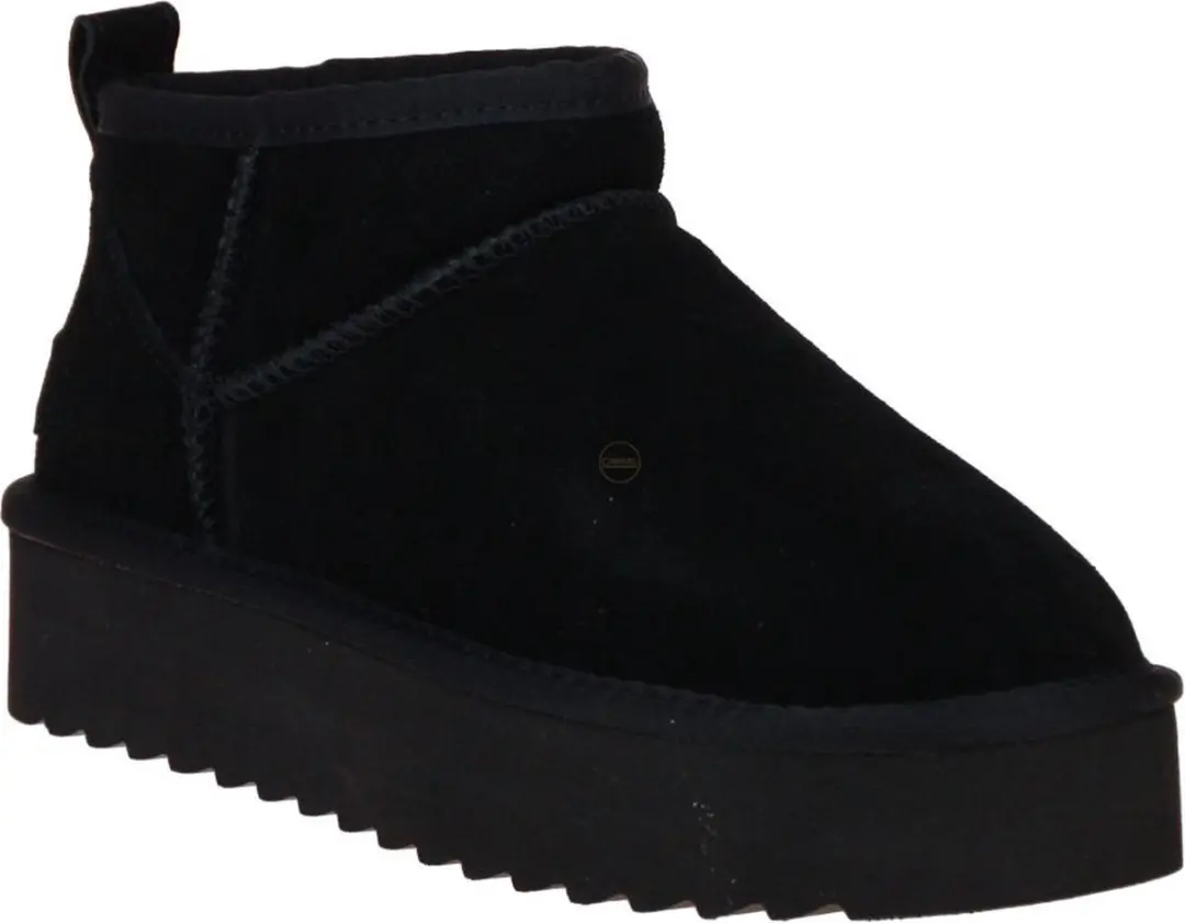 Colors of California Platform Winterboot Suede Zwart