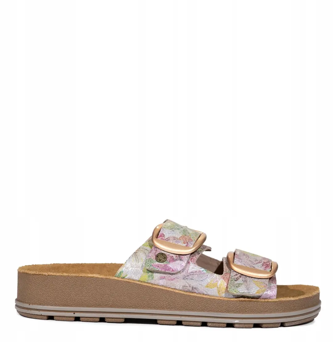 Maciejka Dames Slippers Leer Multicolor Maat 39