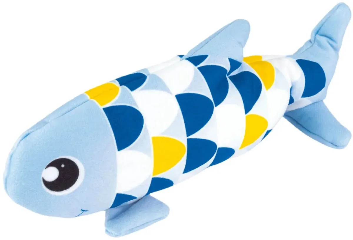 Catit Groovy Fish Katten Speelgoed - Blauw/Geel/Wit