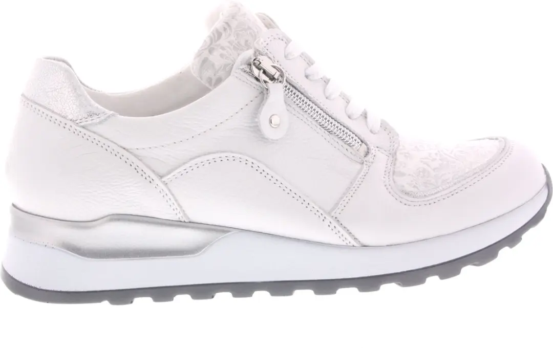 Dames Veterschoenen Waldlaufer Hiroko H64007-335-150 Wit