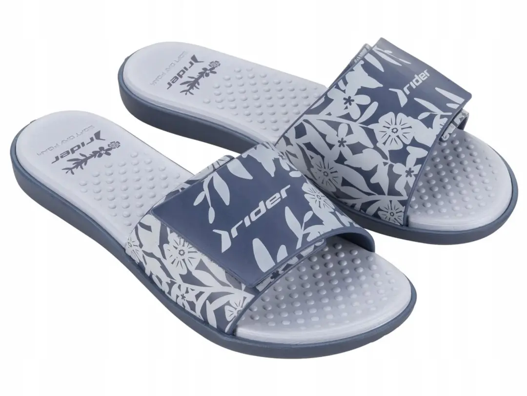 Rider Pool Dames Slippers Blauw Maat 41-42