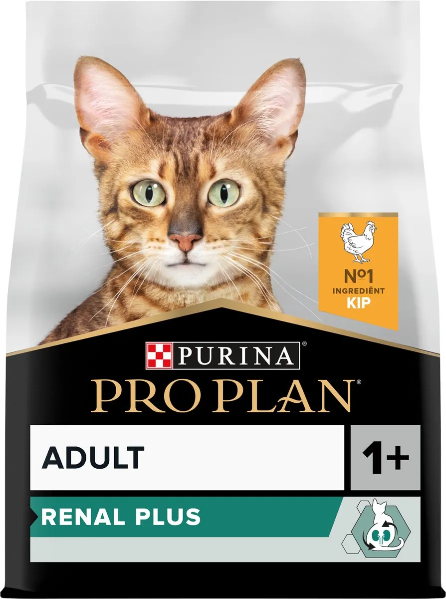 Pro Plan Adult Renal Plus - Katten Droogvoer - Kip - 10 kg