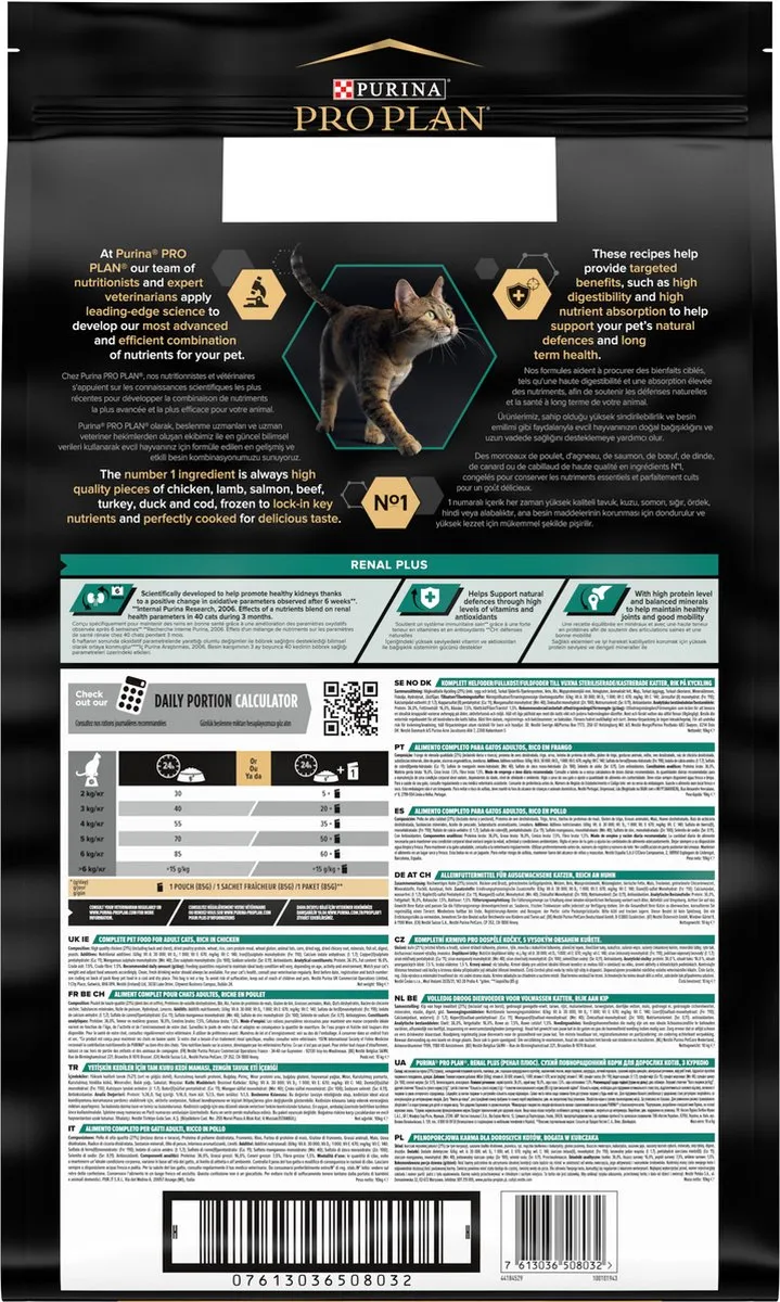 Pro Plan Adult Renal Plus - Katten Droogvoer - Kip - 10 kg