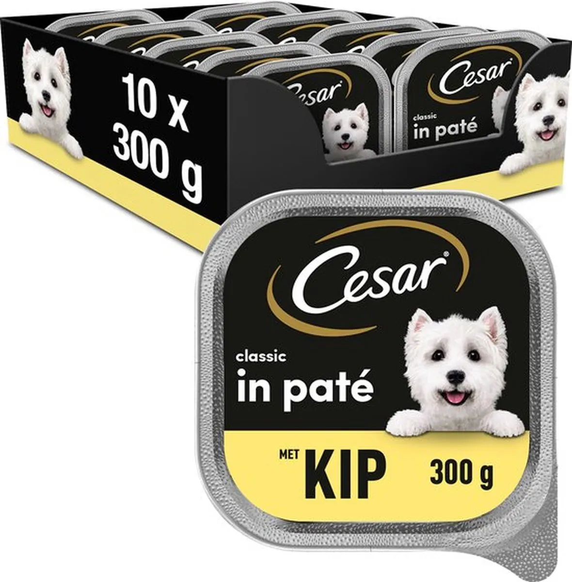 César Classic Kuipje Paté Kip Hondenvoeding