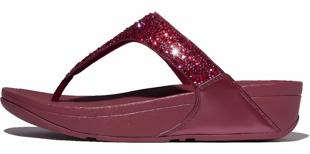 Damessandalen FitFlop Lulu Crystal-Mix Toe-Post