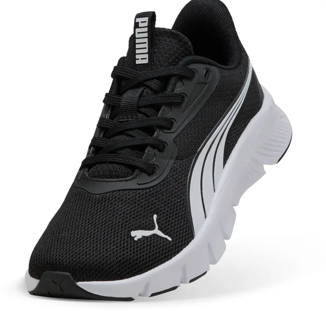 PUMA FlexFocus Lite Hardloopschoenen Junior - Zwart/Wit - afbeelding 6 van 6