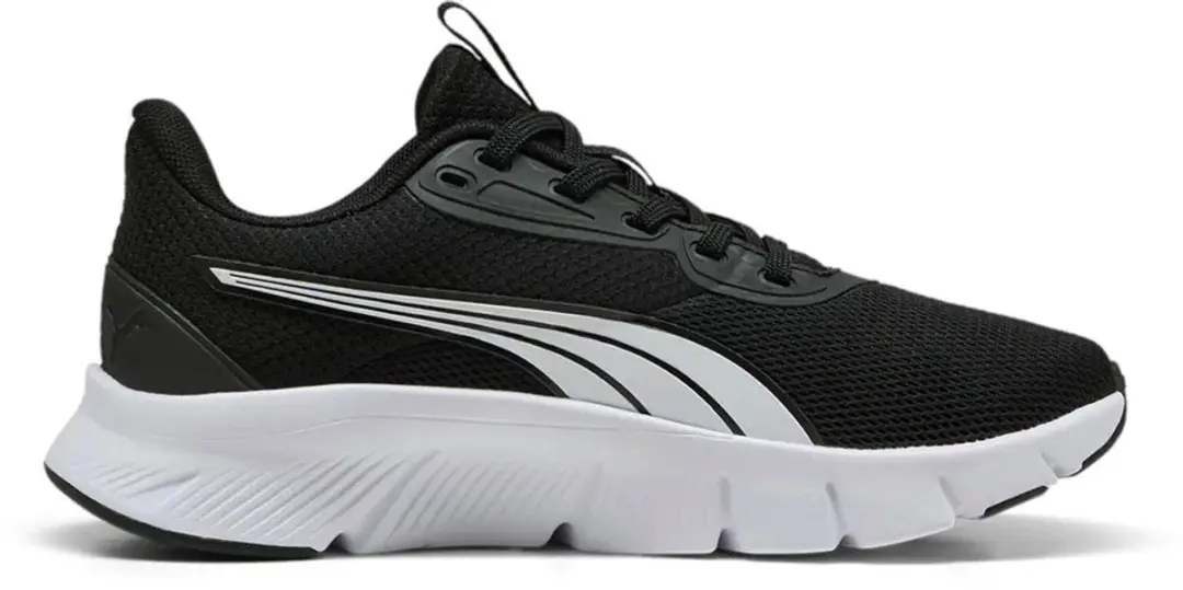 PUMA FlexFocus Lite Hardloopschoenen Junior - Zwart/Wit - afbeelding 4 van 6
