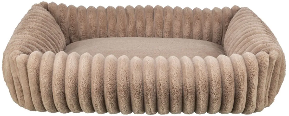 Trixie Hondenmand Lonni Ribfluweel - Grijs 80x60cm