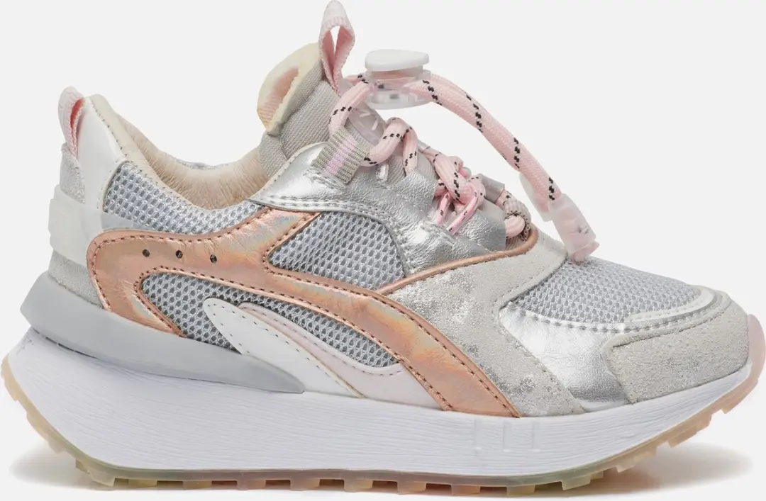 Barst! Sneakers zilver Leer - Dames - Maat 33