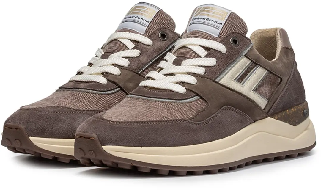 Floris van Bommel De Trikker 01.01 Sneakers - Taupe - afbeelding 2 van 6