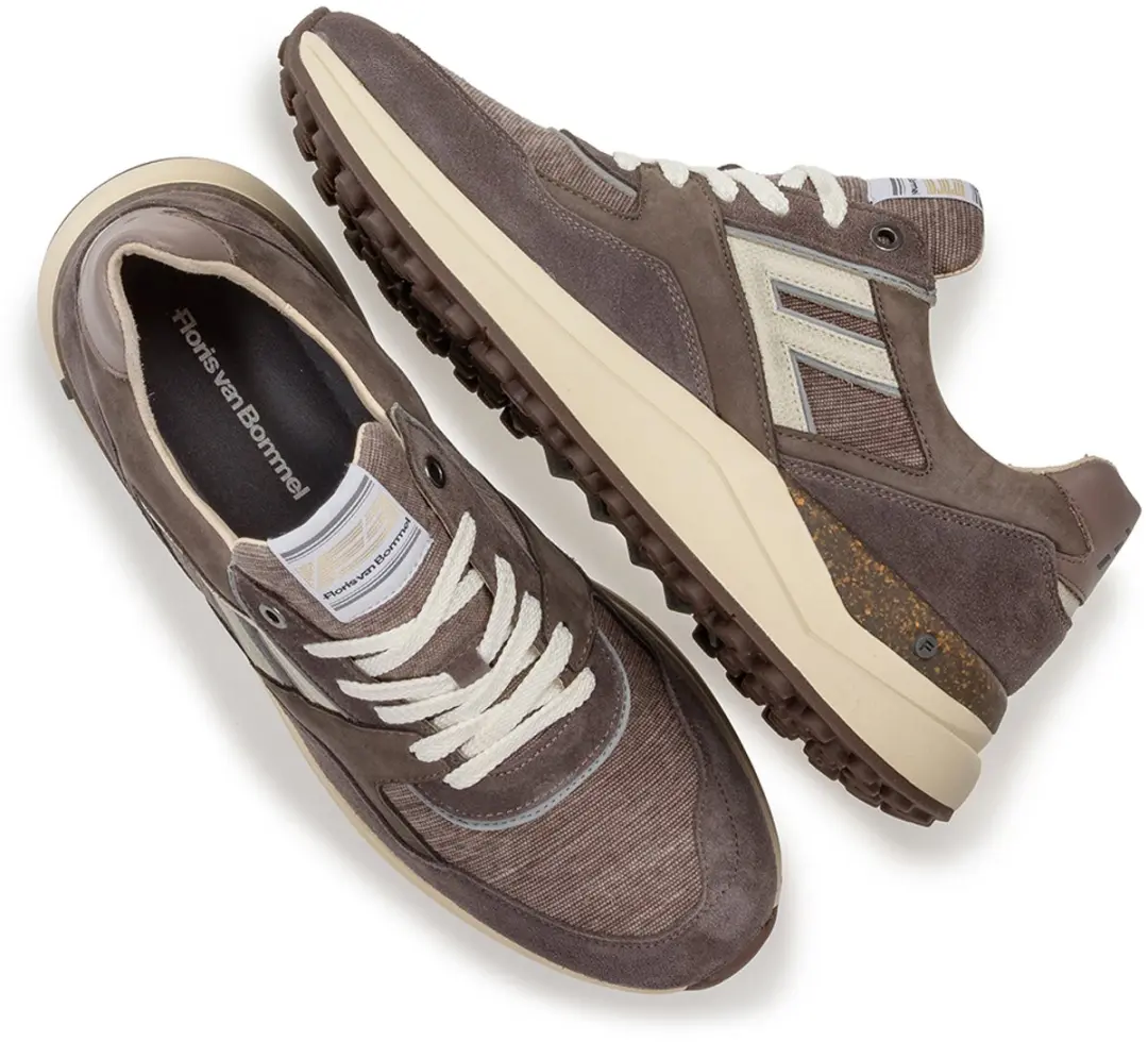 Floris van Bommel De Trikker 01.01 Sneakers - Taupe - afbeelding 3 van 6