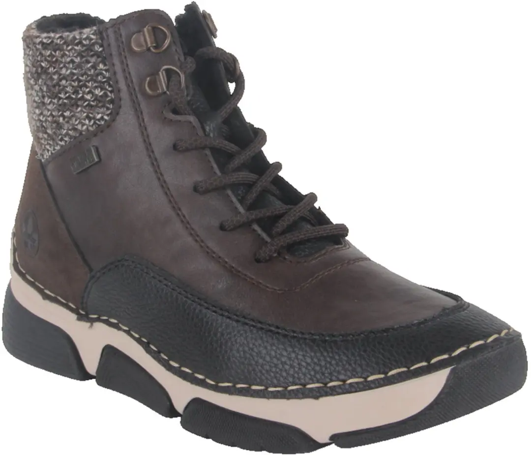 Rieker 45956-25 dames veterboots sportief maat 40 bruin