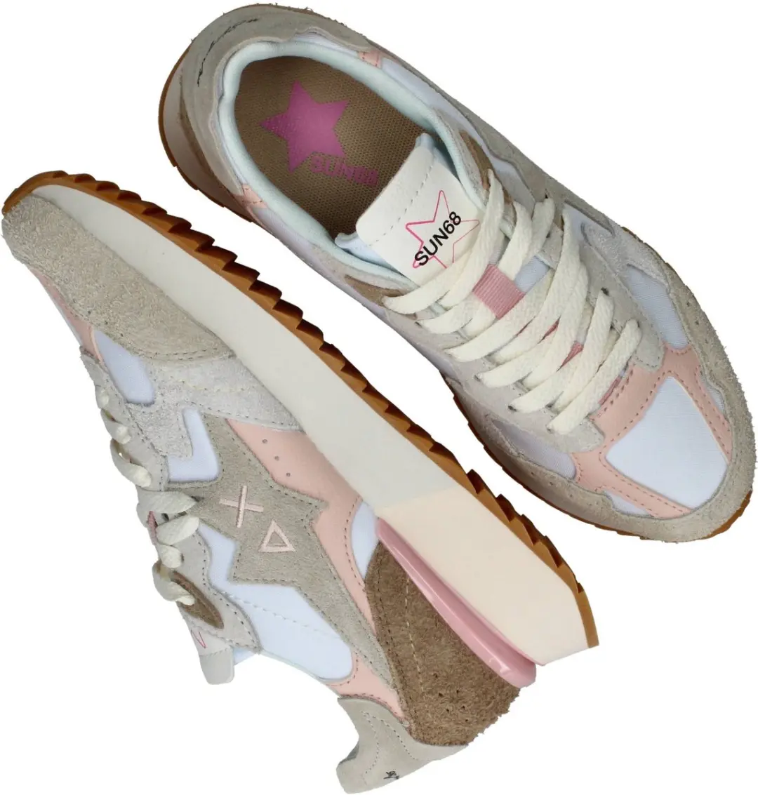 SUN68 Stargirl Sneakers - Dames - Wit - Maat 41 - afbeelding 4 van 6