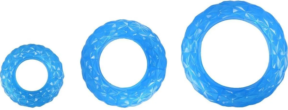 Flamingo Crystal Ring Feeder - Blauw 13cm