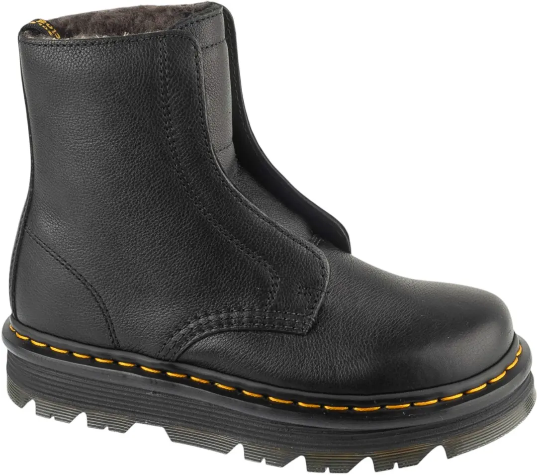 Dr. Martens ZebZag Laceless WL Low Boot, Vrouwen, Zwart, Chelsea laarzen, maat: