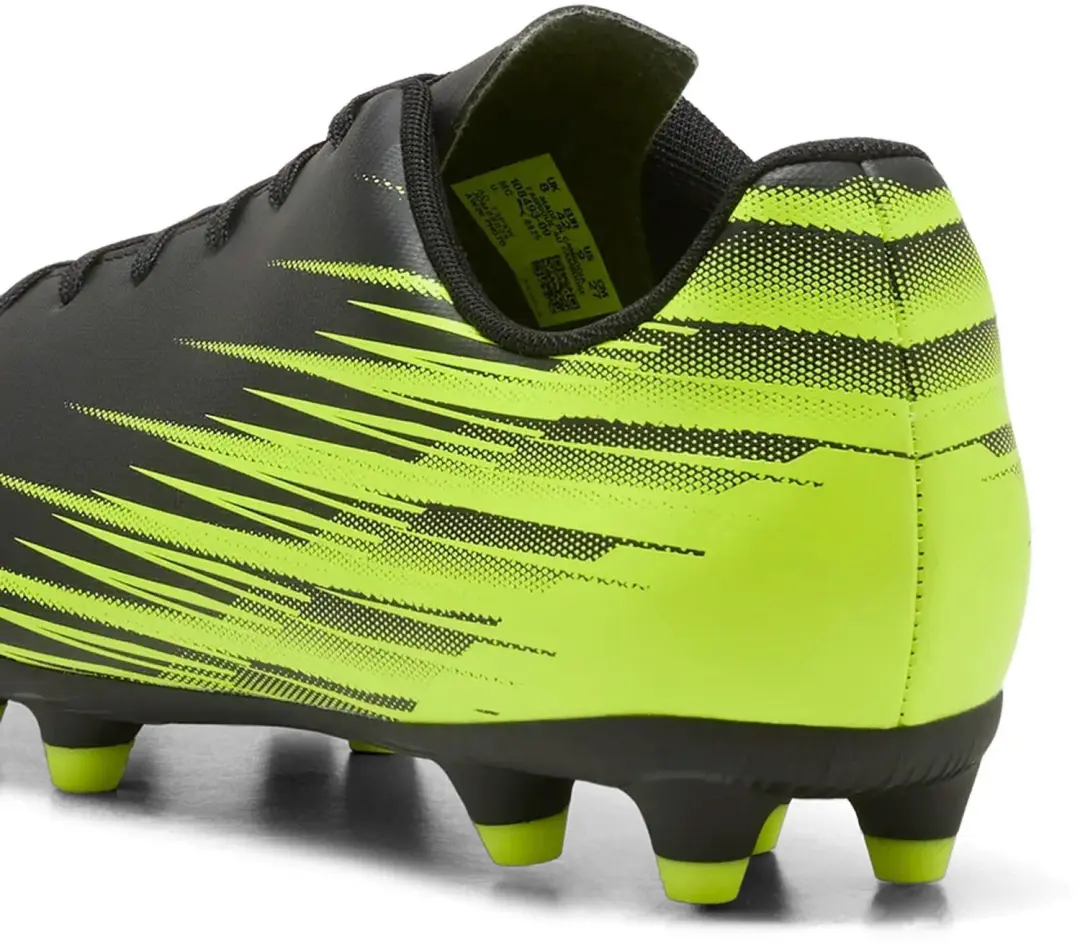 PUMA Attacanto II FG/AG Voetbalschoenen - Zwart/Groen - afbeelding 3 van 6