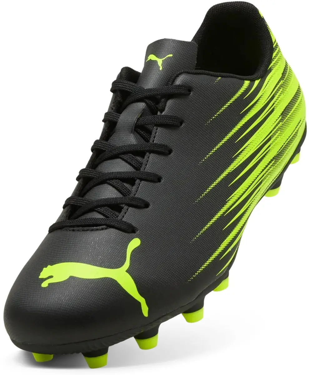 PUMA Attacanto II FG/AG Voetbalschoenen - Zwart/Groen - afbeelding 2 van 6
