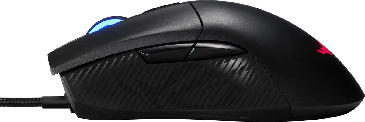 ASUS ROG Gladius II Core 90MP01D0-B0UA00 Muis - 6 Knoppen - Zwart