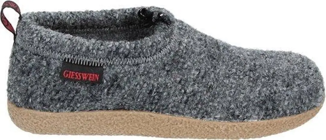 Giesswein VENT - Dames pantoffelsHeren pantoffels - Kleur: Grijs - Maat: 38
