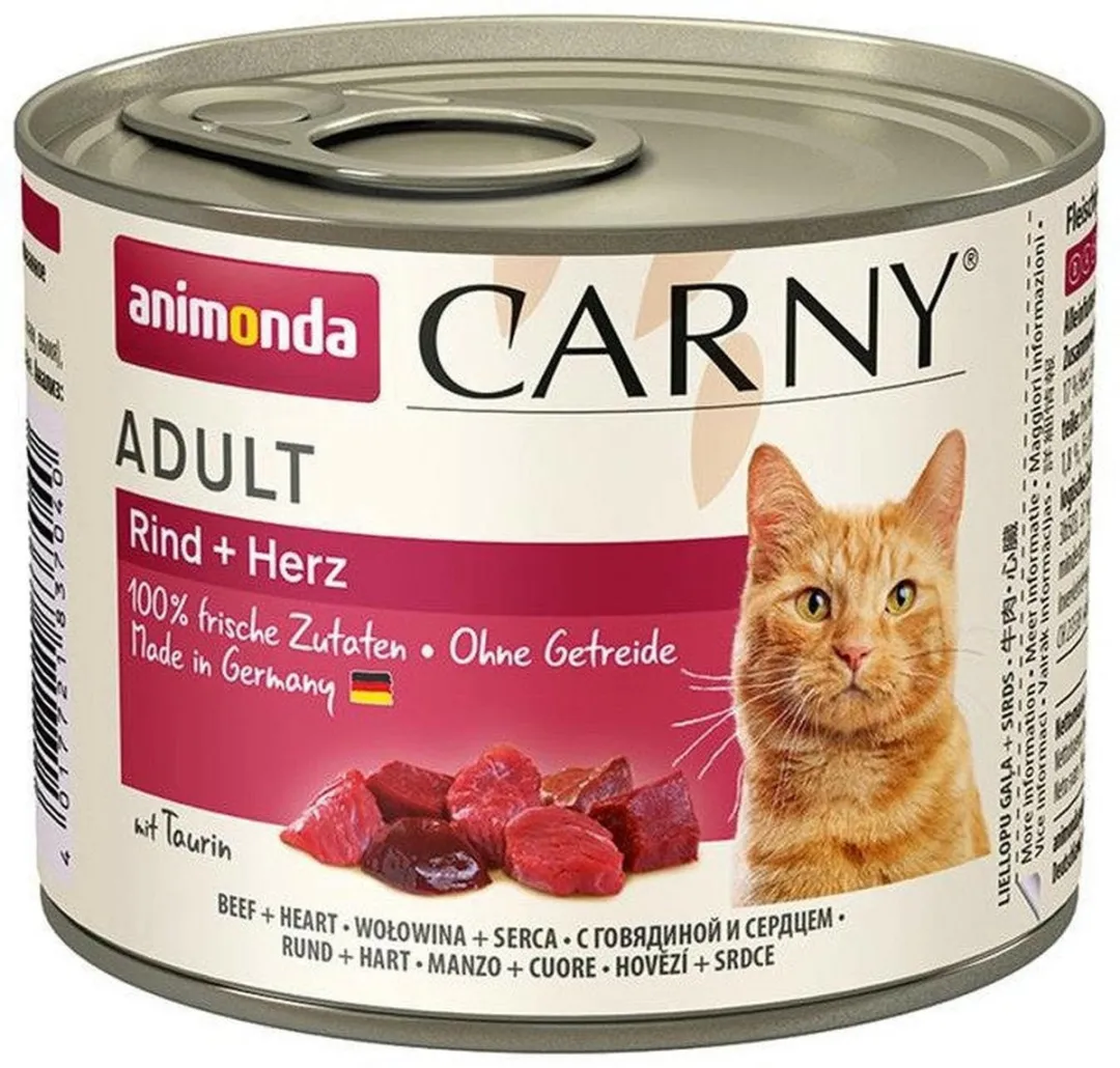 Animonda Carny Adult Rund met Hart - 6x200g