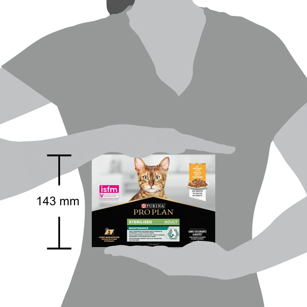 Pro Plan Sterilised Kat Natvoer Kip - 40x85g - afbeelding 6 van 6