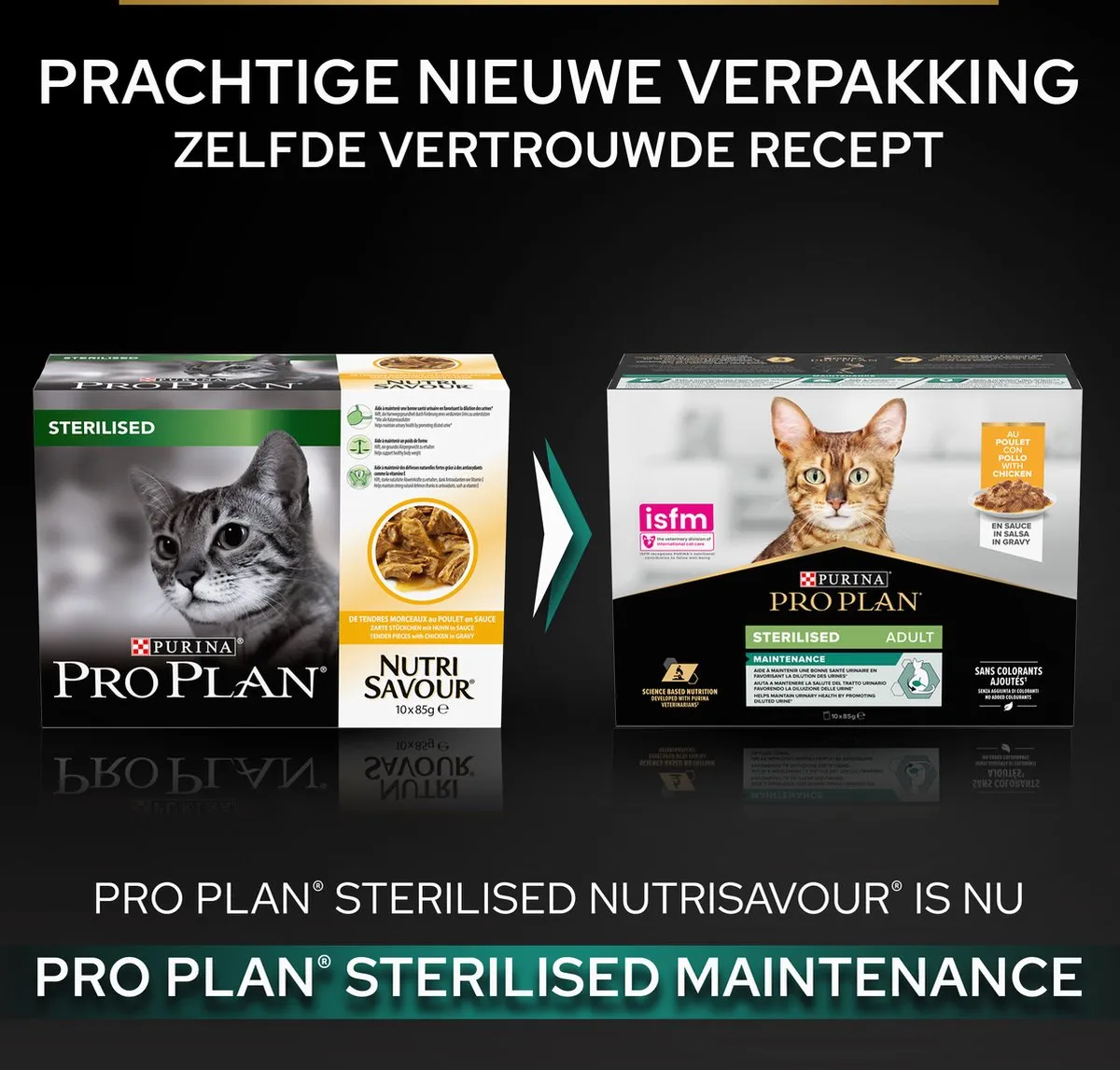 Pro Plan Sterilised Kat Natvoer Kip - 40x85g